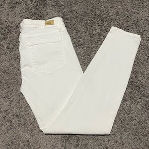 PAIGE Women's Crisp White Skinny Jeans